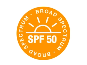 Moisturizer with broad spectrum SPF 50 offers protection to shield skin from environmental stressors like the sun