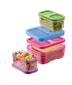 Rubbermaid Lunch Blox Kids Flat, Pink - Shop Food Storage at H-E-B