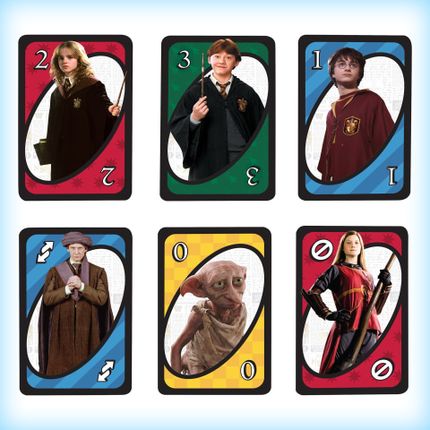 ​UNO Harry Potter Card Game for Kids, Adults and Game Night based on the  Popular Series