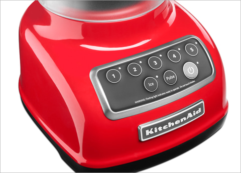 KitchenAid Classic 56-oz Empire Red 600-Watt Pulse Control Blender at