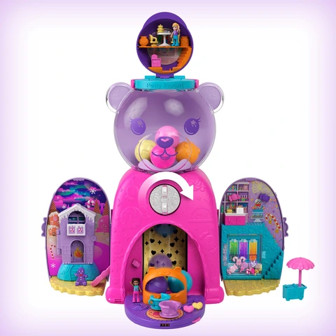 から厳選した Gumball Pocket Polly Bear Mattel | Playset ドールハウス