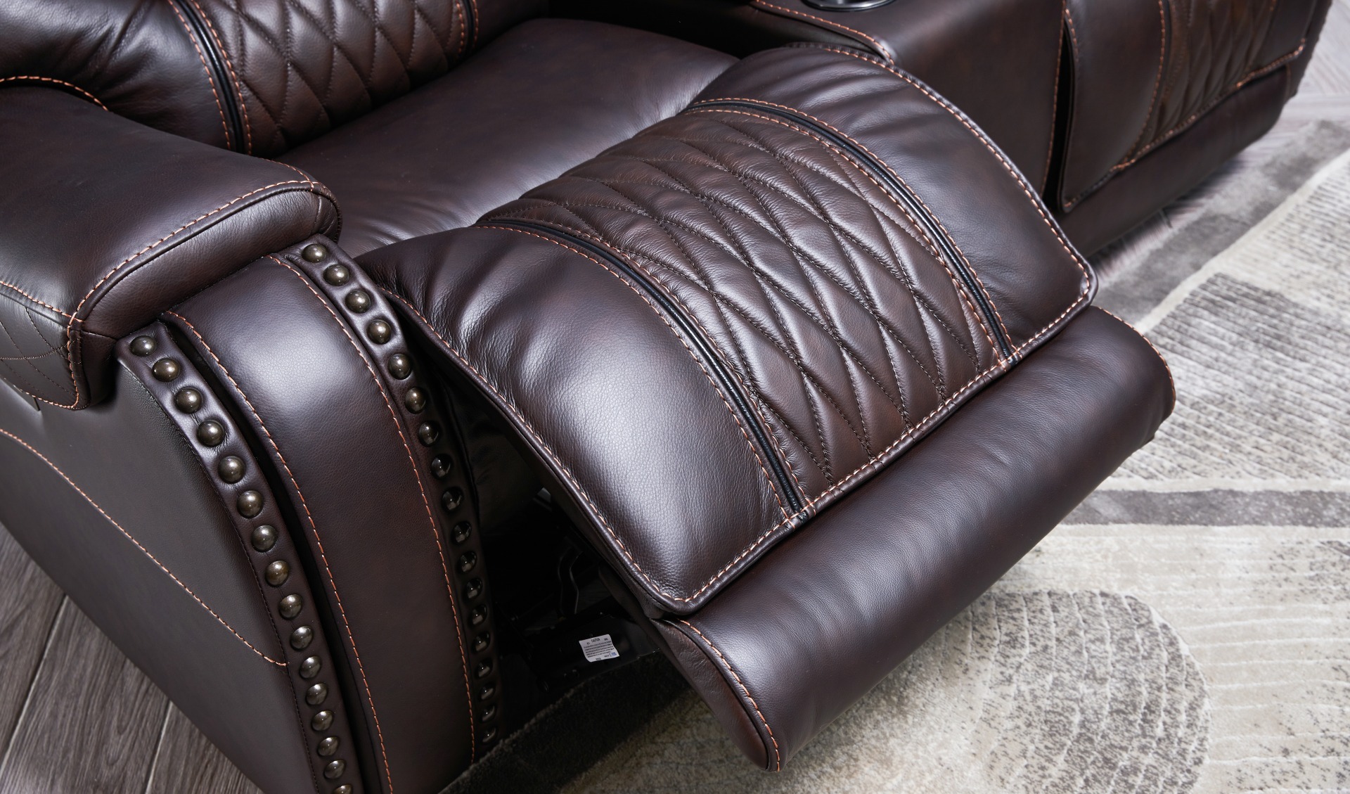 sandia leather power reclining sofa