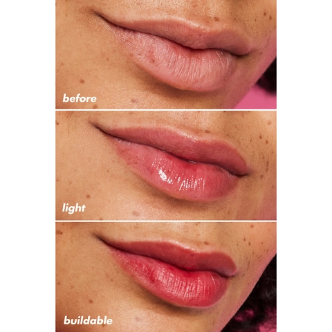 Sheer for It Blush + Tint on lips model image
