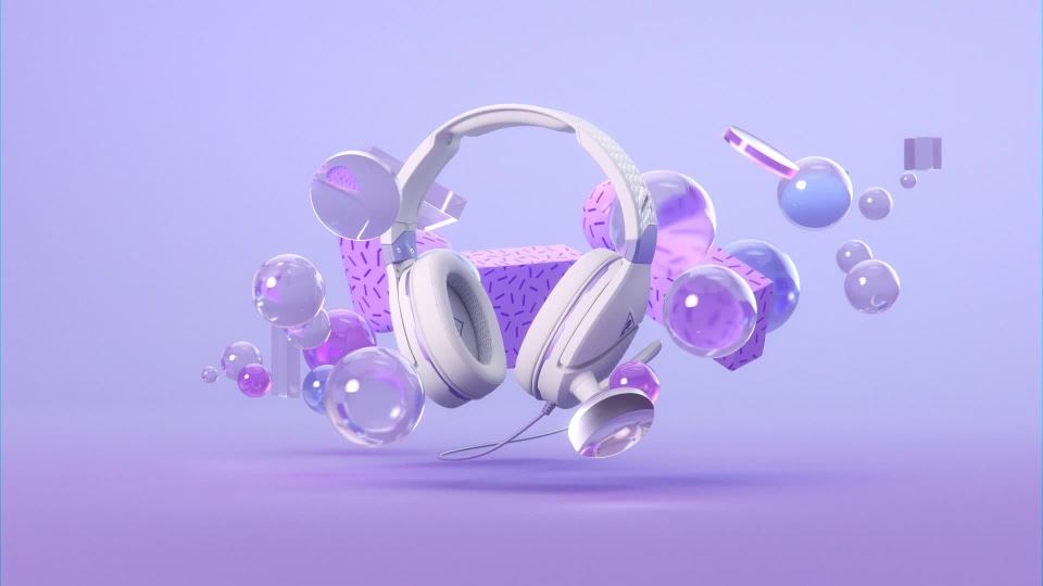 thumbnail video image 2 of Turtle Beach Recon Spark Gaming Headset for Xbox, PlayStation, PC, & Mobile - White, 2 of 5