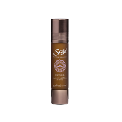PERIOD.   Usage: Bloating &amp; discomfort*   Format: Small roll-on for targeted application   Ingredients: Geranium, Roman Chamomile, Lavender   Application: Abdomen, back, hips &amp; thighs 