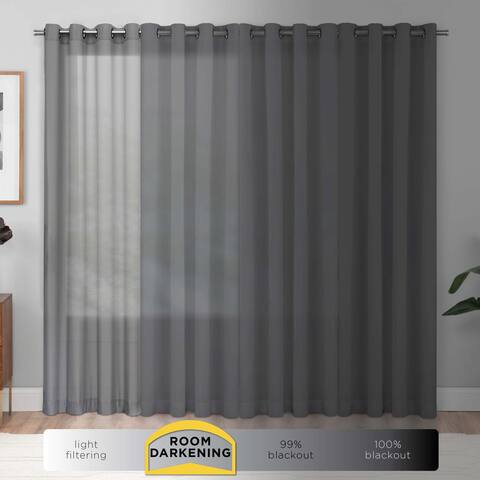 Eclipse Solid Thermapanel Room Darkening Rod Pocket Single Curtain