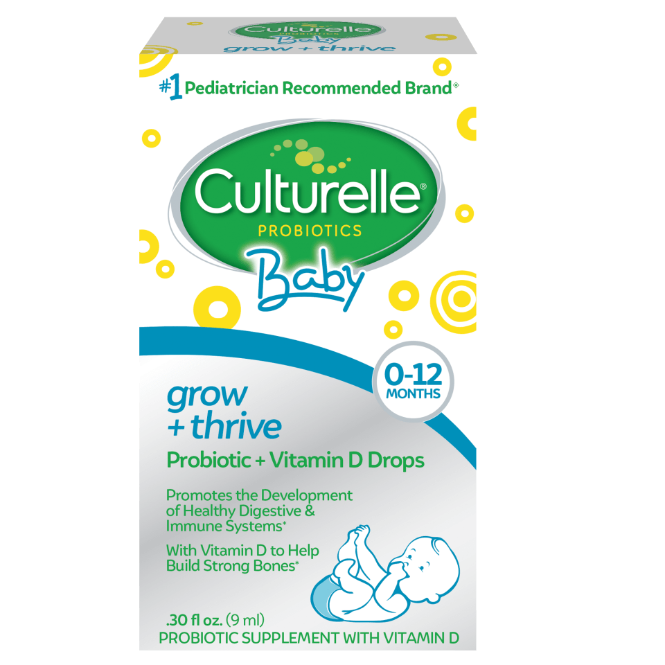Culturelle Baby Grow + Thrive Probiotic & Vitamin D Drops, 012 mo