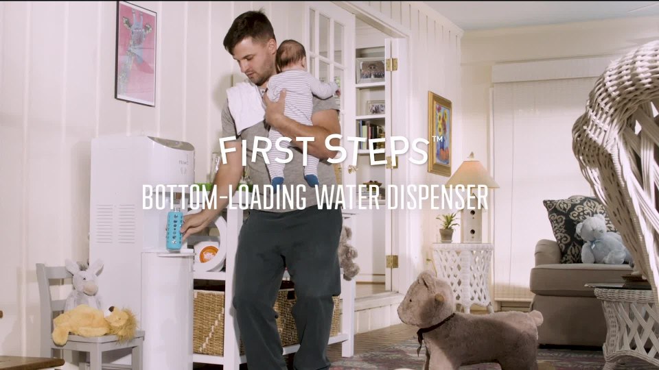 Primo Water First Steps Bottom Loading Cold, Hot, and Warm Water Dispenser,  Designed for Baby Formula 