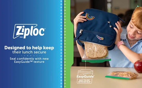Ziploc Grip 'n Seal Snack Bags, 90/Pack (664434) | Staples