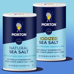 Morton Salt, Iodized, 26 Ounce 