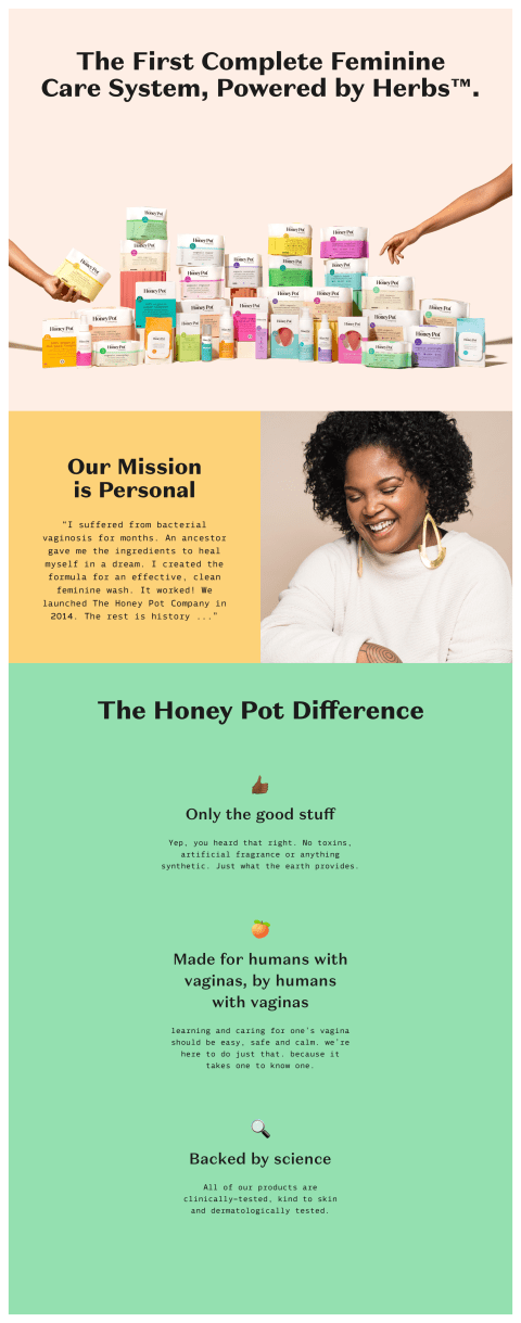 The First Complete Feminine Care System, Powered by Herbs