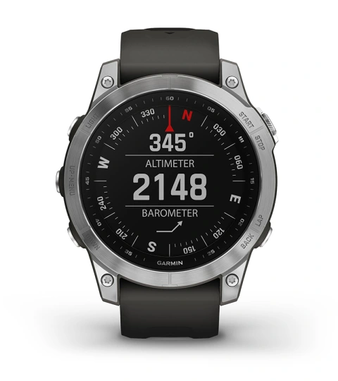 Garmin fenix 7 47mm Multisport GPS Smartwatch, Silver with Graphite Band -  Shop Black Friday Deals for 2024! - Walmart.com