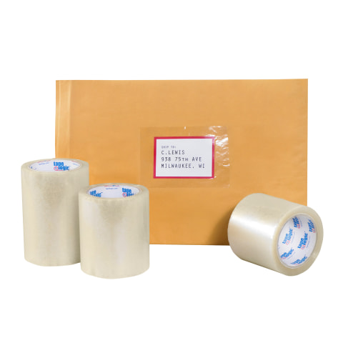 Tape Logic T9052291 Packing Tape, Acrylic, Clear, 2.6 Mil, 3 x