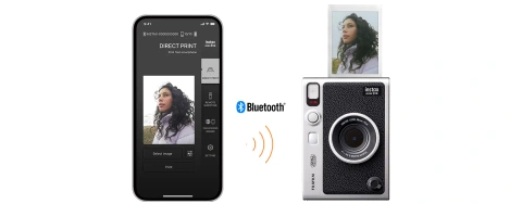 Fujifilm INSTAX MINI EVO Hybrid Instant Camera, Black