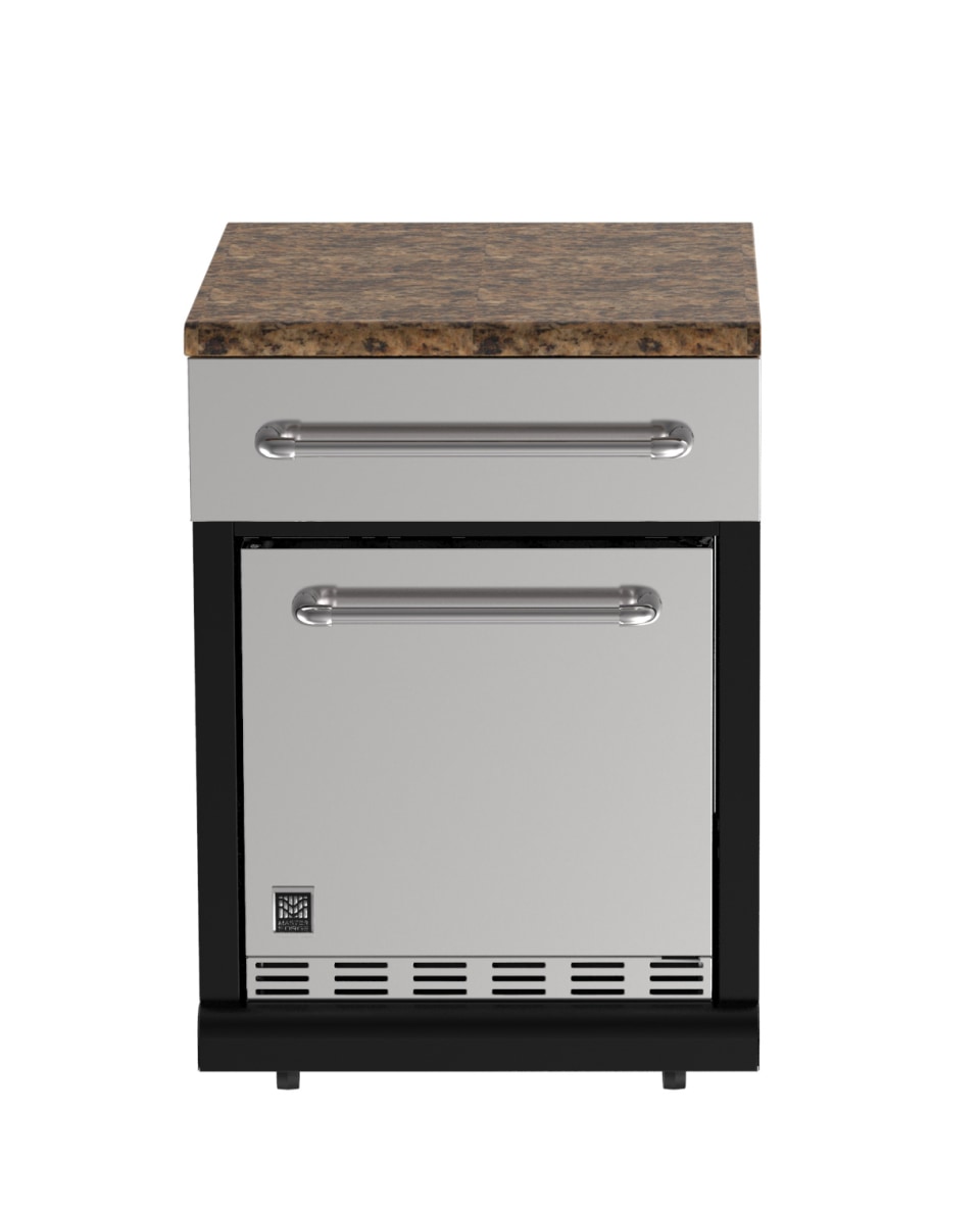 prefab outdoor kitchens for sale on Master Forge Bg179b 27 09 In W X 24 61 In D X 35 43 In H Outdoor Kitchen Refrigerator In The Modular Outdoor Kitchens Department At Lowes Com