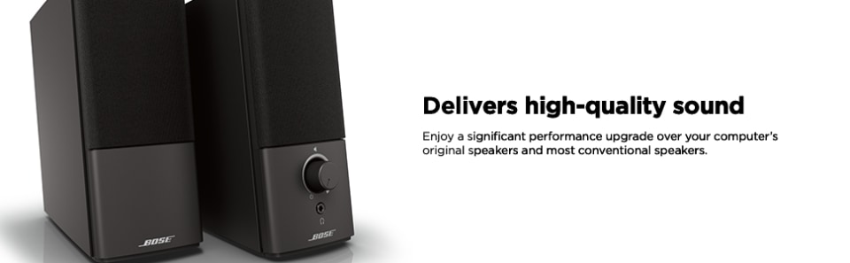 Bose Companion 2 Multimedia Computer Speaker System - 2 speakers per pack,  7.5 inches 