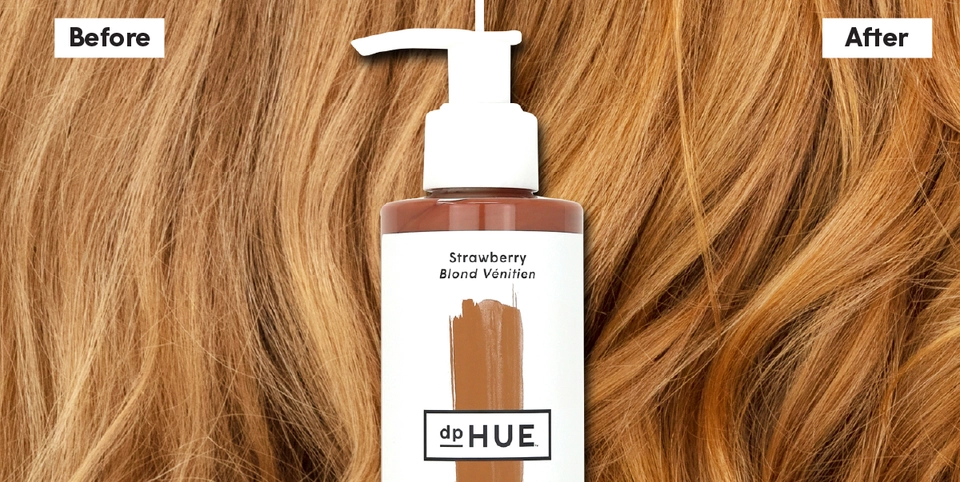 Gloss+ Before &amp; After on Strawberry Blonde hair | dpHUE