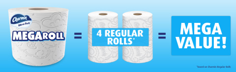 Charmin Ultra Soft Toilet Paper, 18 Mega Rolls 