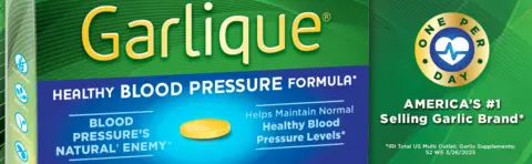 Garlique blood pressure sales