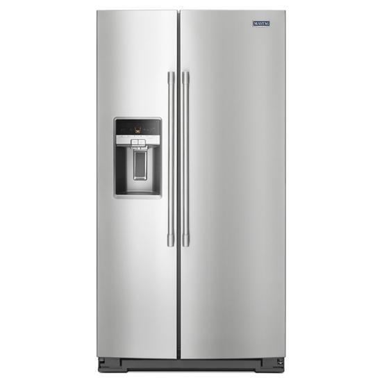 Maytag® 20.6 Cu. Ft. Fingerprint Resistant Stainless Steel Counter Depth  Side By Side Refrigerator