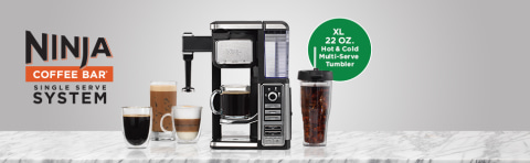 Ninja's Coffee Bar with frother, single serve, more at $99 shipped