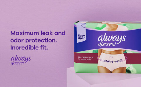 Always Discreet Incontinence Underwear for Women, Maximum (Choose Your  Size) - Sam's Club