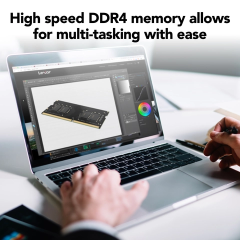 Lexar 16GB×2 3200MT/s CL22 DDR4 ノートパソコン Lexar 16GB Single DDR4 SODIMM RAM 3200MT/s CL22 260-Pin Laptop