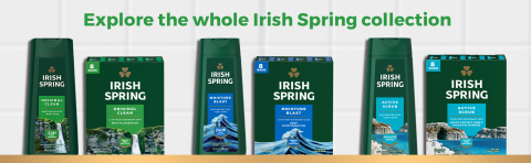 Irish Spring Moisture Blast Deodorant Bar Soap for Men, 3.7 oz, 12