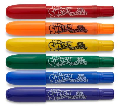 Mr. Sketch Scented Twistable Gel Crayons Assorted Colors Pack Of 6 - Office  Depot