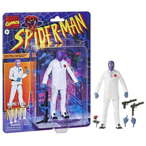 Hasbro Marvel Legends Retro Series Spider-Man Marvel's Rose Action