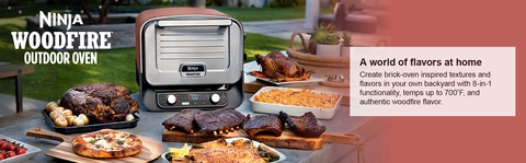 Ninja Woodfire 8-In-1 Outdoor Oven Gas Grill Oo101 OO101, Color
