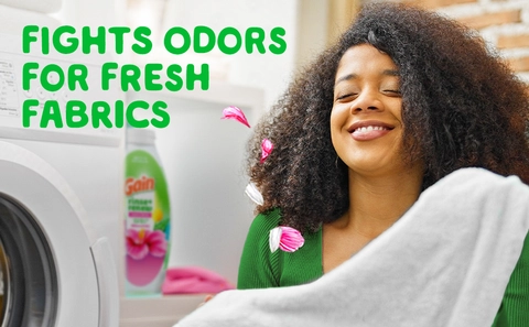 Fights odors for fresh fabrics