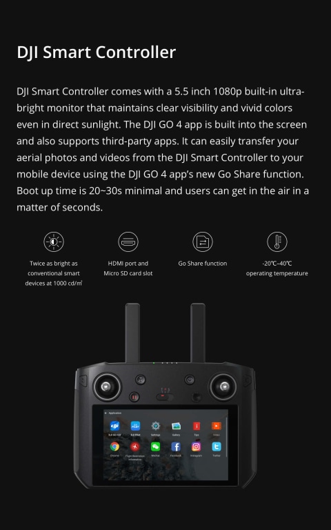 DJI Mavic 2 Pro with Smart Controller (16GB NA) - Walmart.com DJI Mavic 2 Pro with Smart Controller (16GB NA) - Walmart.com