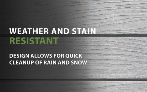weather and stain resistant