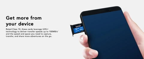 Lexar 64GB High Performance 633x microSDXC UHS I Card BLUE Series
