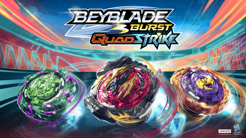 Beyblade Burst QuadStrike Thunder Edge Battle Set with Beystadium, 2 Spin  Top Toys, and 2 Launchers - Beyblade