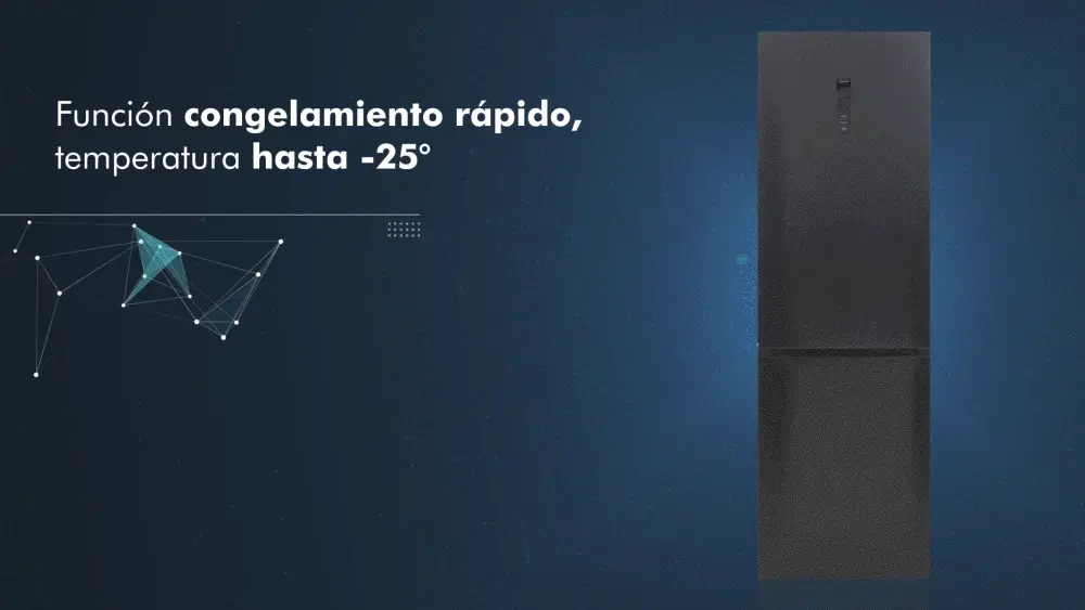 Nevera Haceb Bottom Mount 382 Litros - Panel Digital