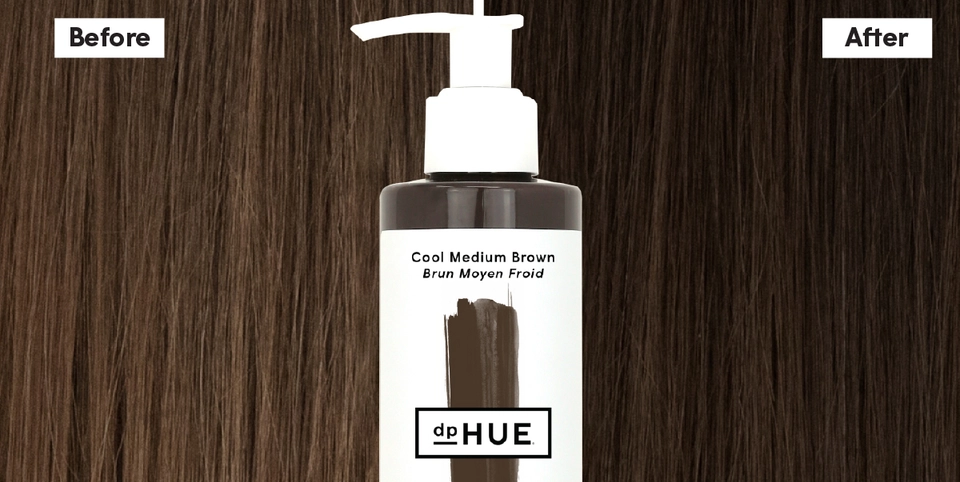 Gloss+ Before &amp; After on Medium Brown hair | dpHUE
