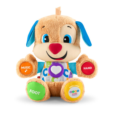 Fisher-Price la sœur de Puppy Eveil Progressif jouet bébé, peluche  interactive - Fisher Price