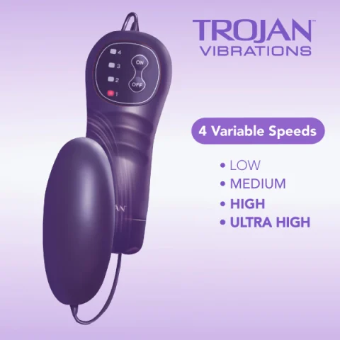 Trojan Bullet Remote Control Multi-Speed Vibrator