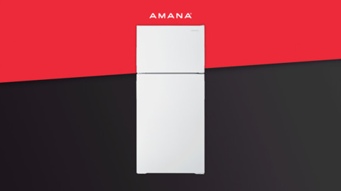 ART106TFDW by Amana - 28-inch Top-Freezer Refrigerator with Gallon