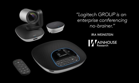 Webcams et Equipement VoIP Logitech Group - Système de vidéoconférence avec  webcam Full HD 1080p, Panoramique 260° pour 259701