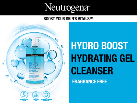 Neutrogena Hydro Boost Fragrance-Free Hydrating Cleansing Gel