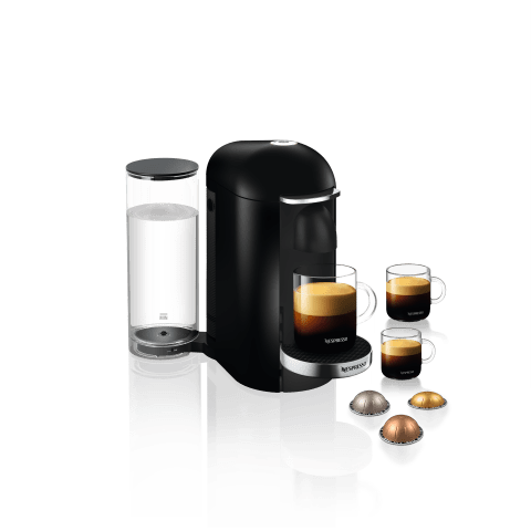 מכונת קפה VertuoPlus מבית NESPRESSO בגוון כסוף מכונת קפה VertuoPlus מבית NESPRESSO בגוון כסוף