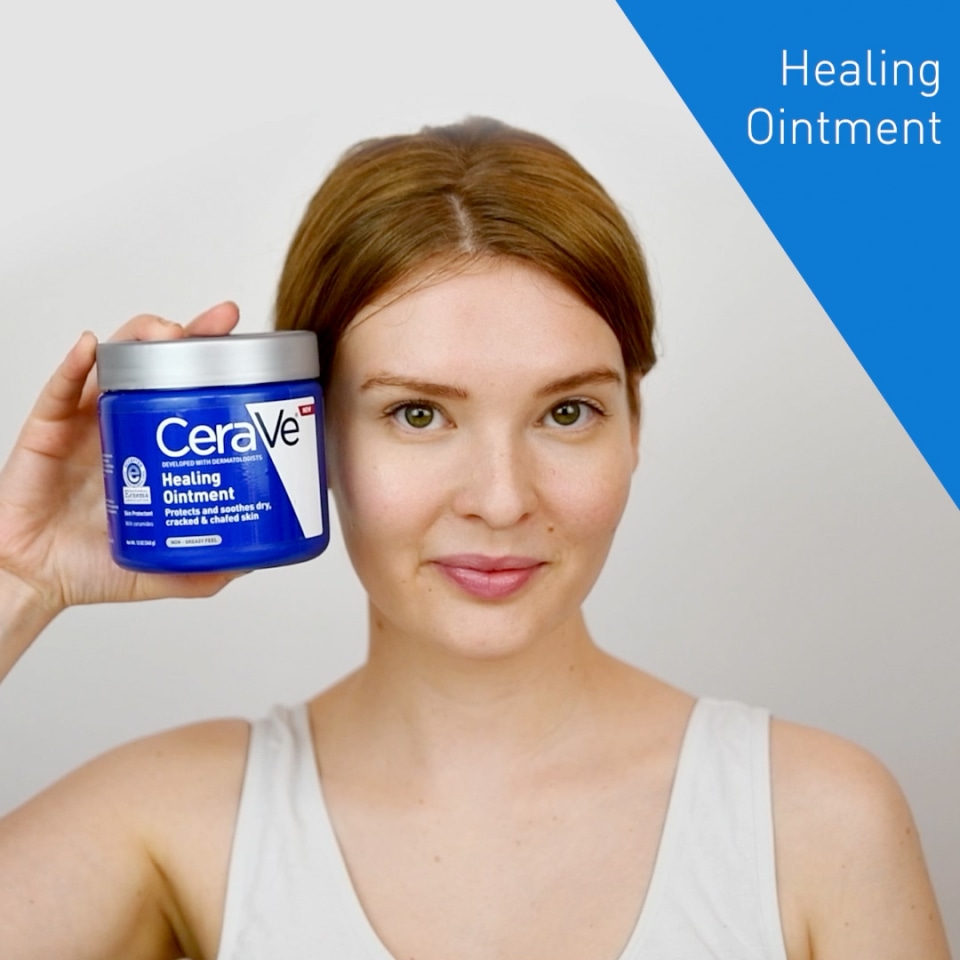 CeraVe Healing Ointment, Protects and Soothes Cracked Skin,12 oz