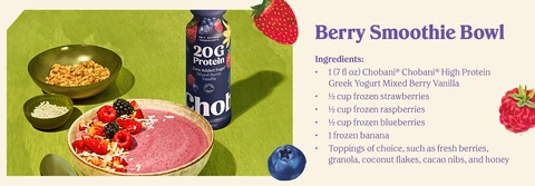 Chobani® 20g Protein Lowfat Greek Yogurt Strawberry Kiwi 6.7oz Cup