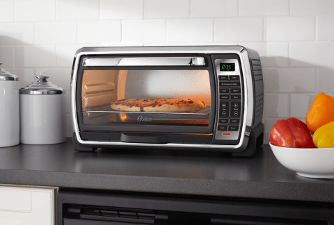 Oster Countertop Convection And 4-slice Toaster Oven – Matte Black