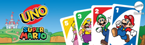 Mattel Games - UNO Super Mario - Juego de Cartas