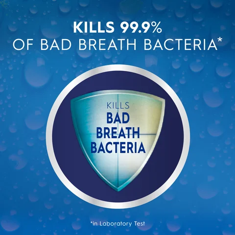 Crest Advanced Scope Acting Foam kills 99.9% of bad breath bacteria.