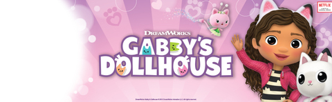 Gabby's Dollhouse Dance Party Theme Figure Set with a Gabby Doll Figure